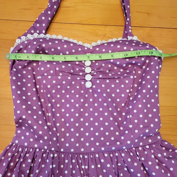 NWOT Retro Polkadot Dress Women's XS - Picture 7 of 9